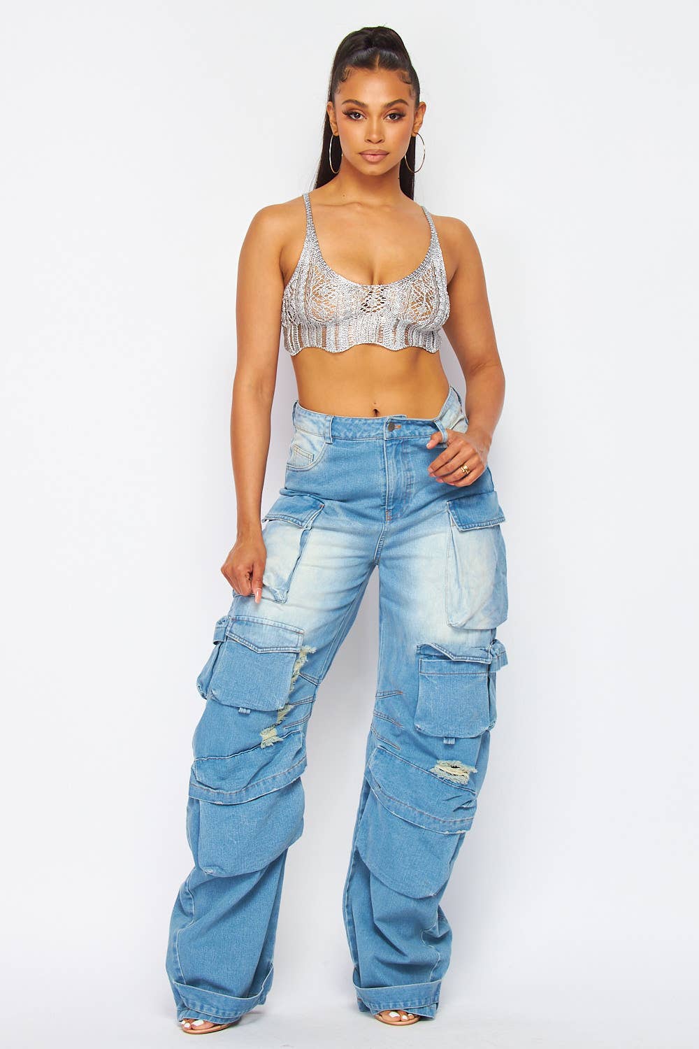 SALE! Oversized Cargo Jeans