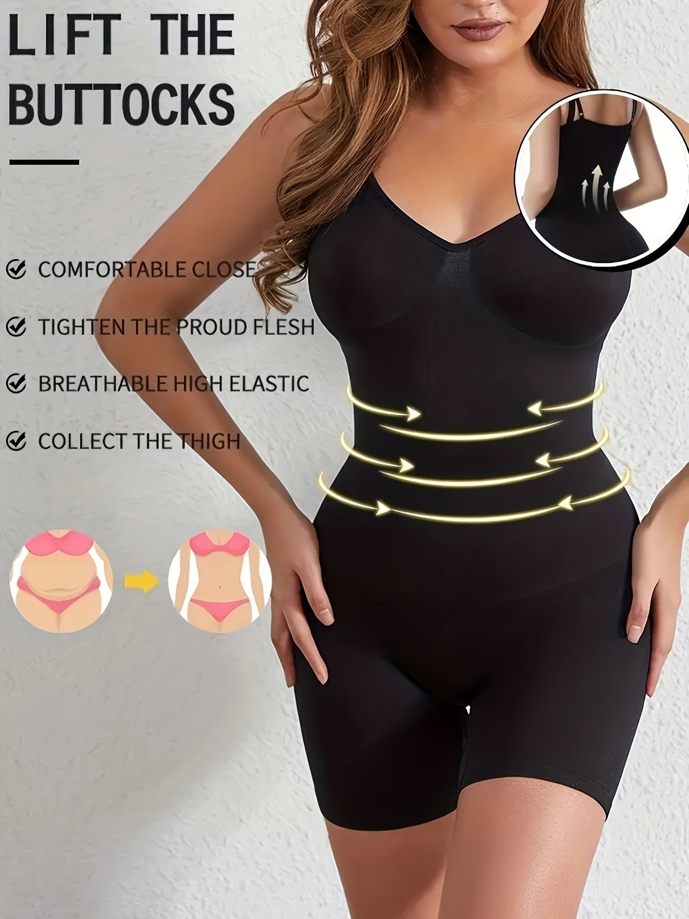 Get Your Perfect Shape with 2pcs Seamless Body Shaper!