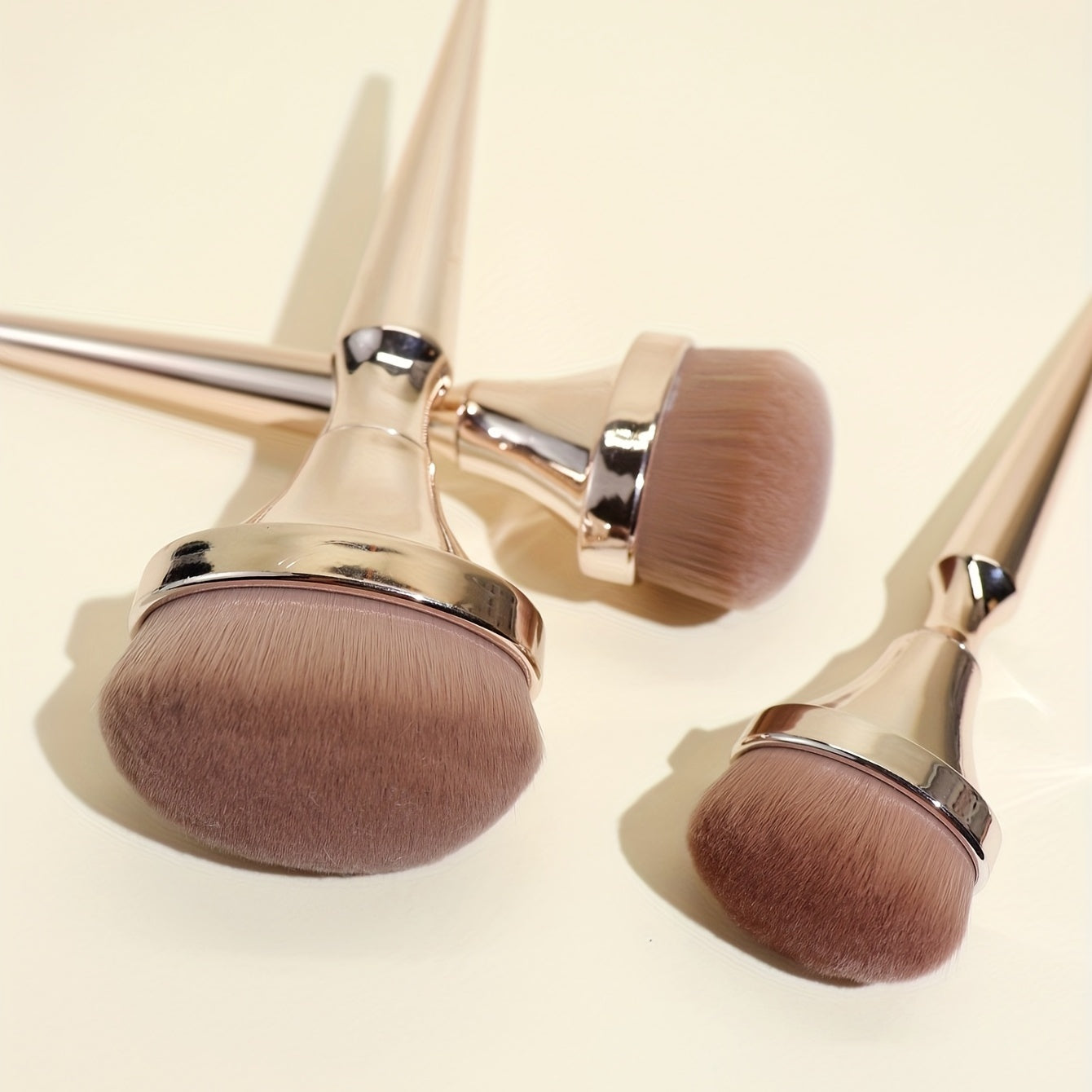 Luxurious Rose Golden Makeup Brush Collection