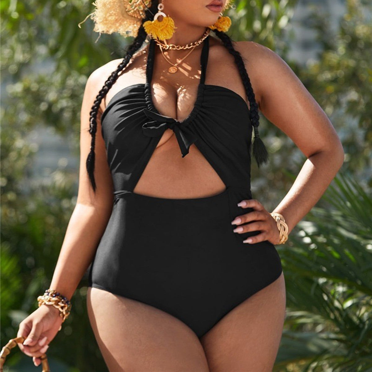 Plus Size One Piece Swimsuit