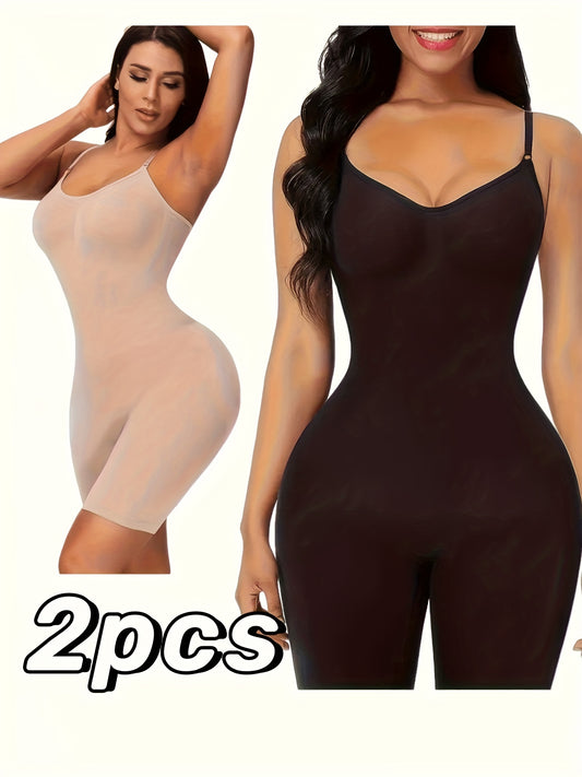 Get Your Perfect Shape with 2pcs Seamless Body Shaper!