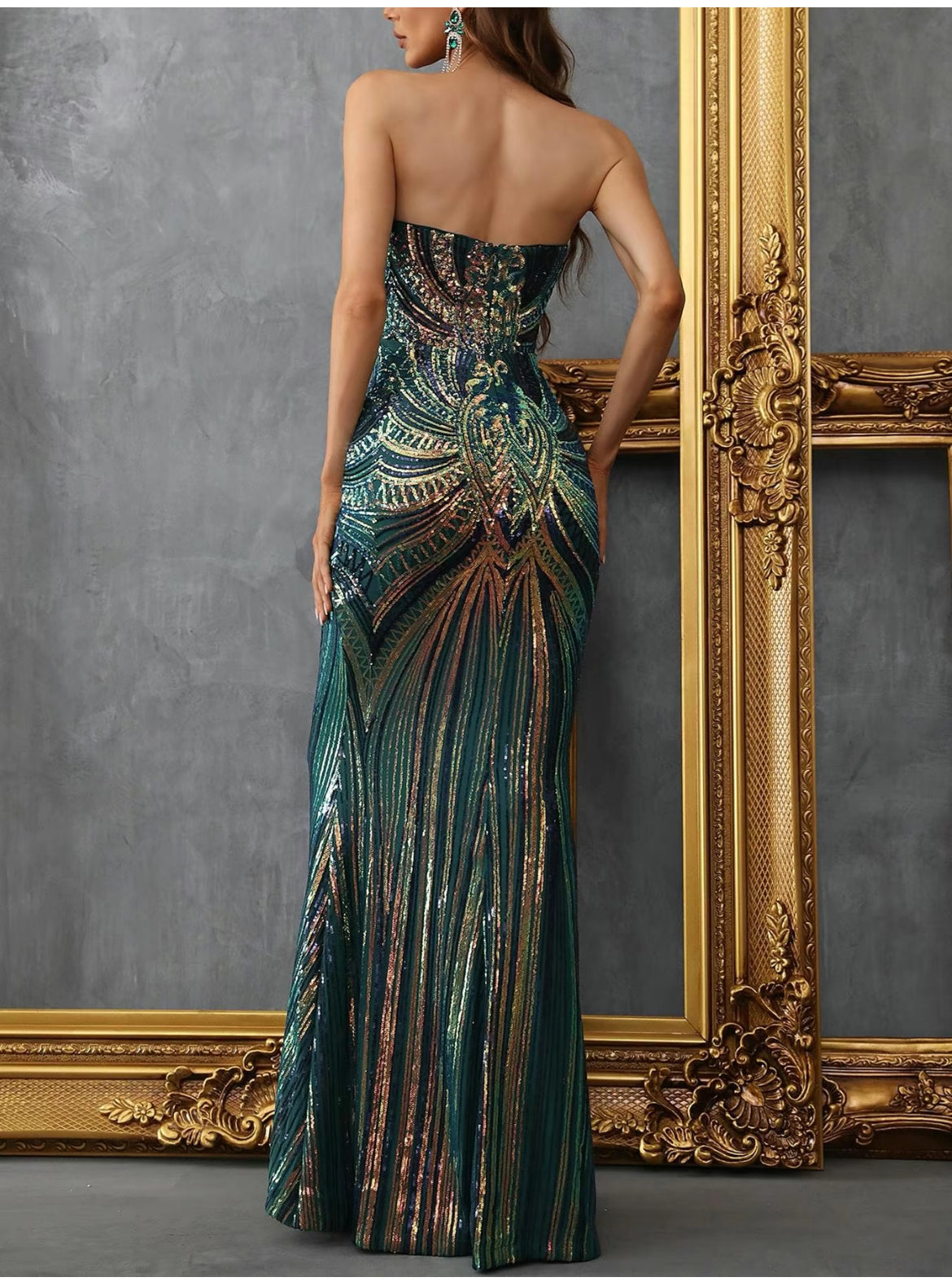 Stunning Cosmic Full Length Gown