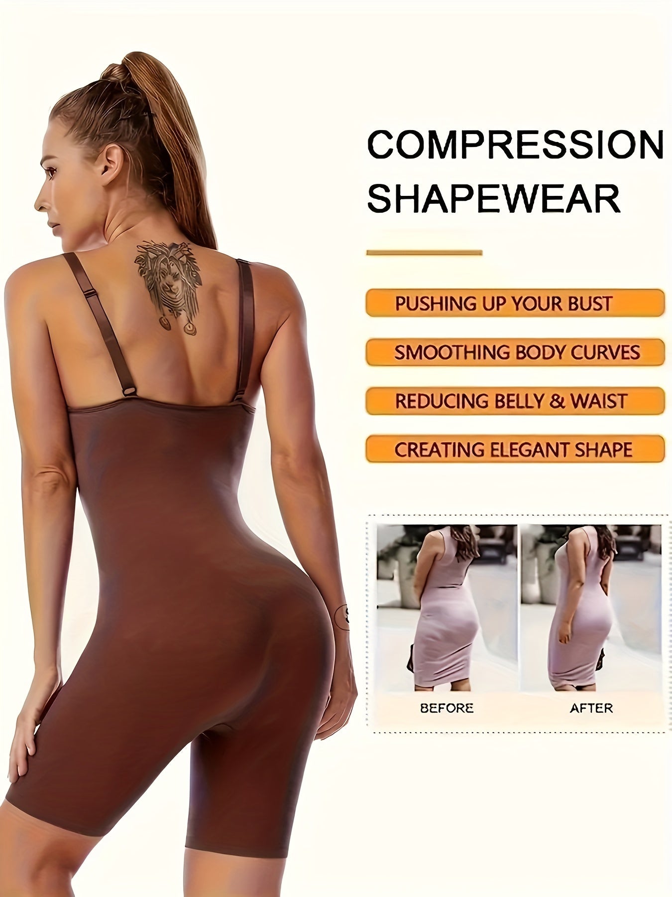 Get Your Perfect Shape with 2pcs Seamless Body Shaper!